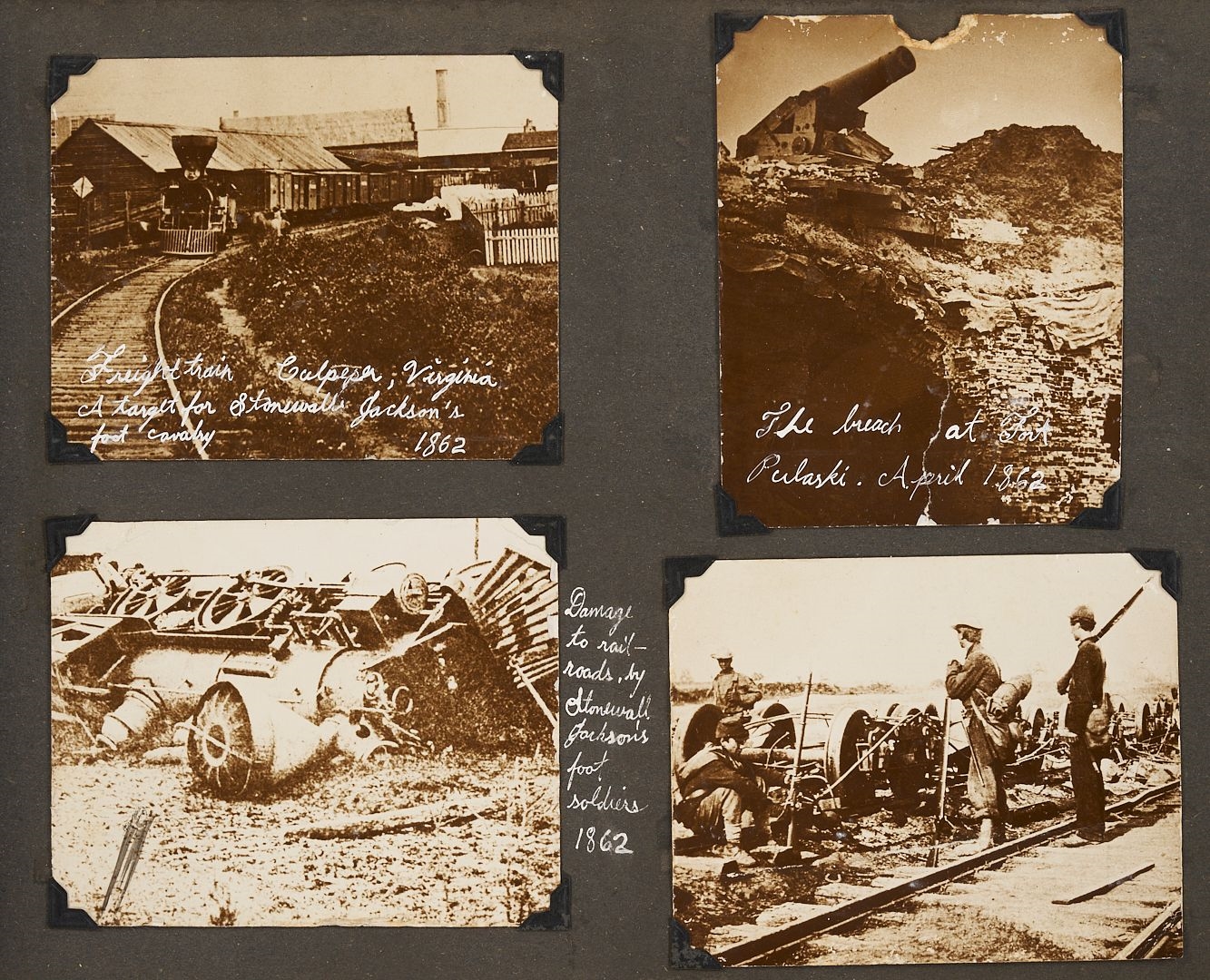 Artwork by Timothy H. O'Sullivan, Timothy O'Sullivan Related Photograph Album, Made of photographic prints