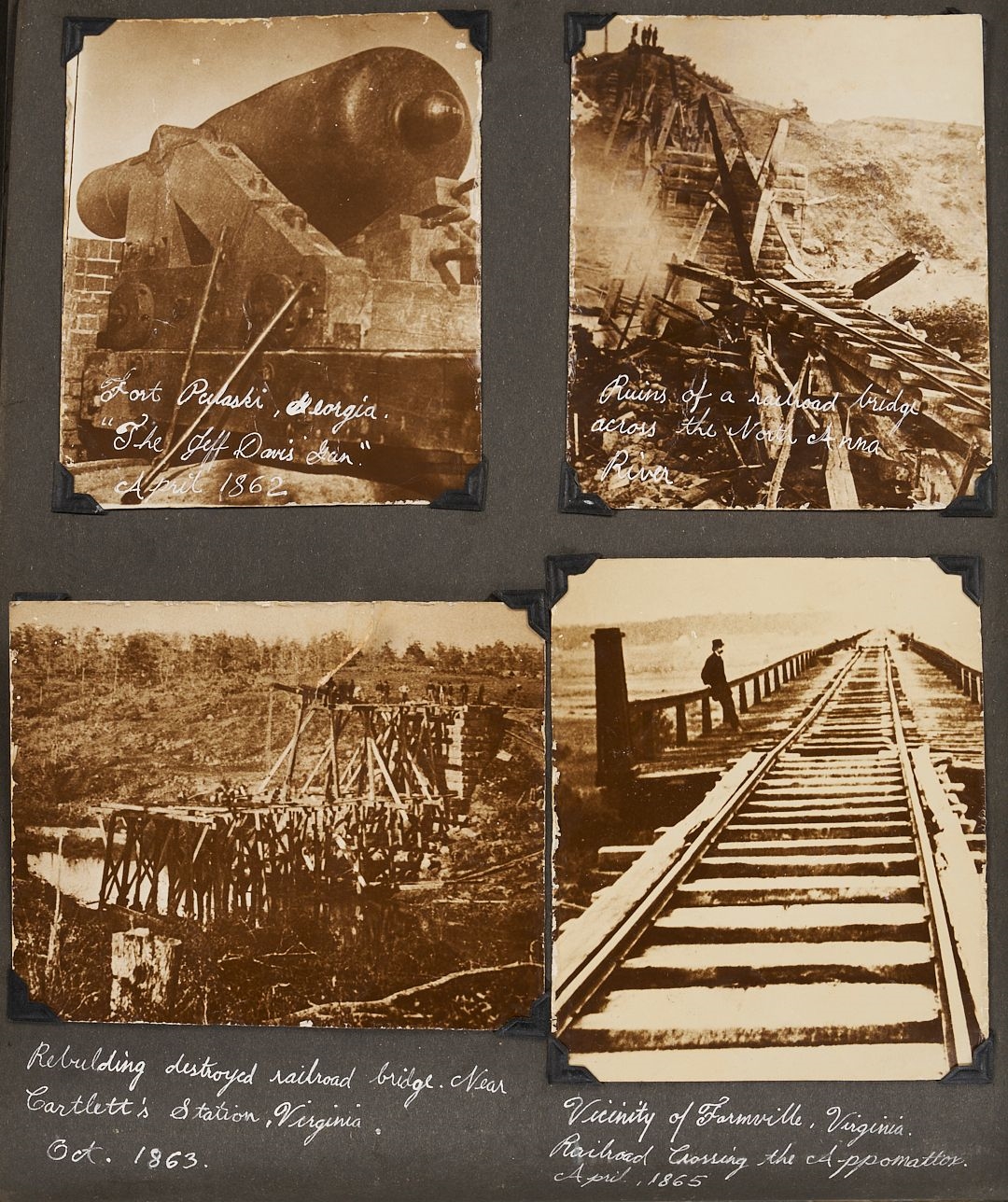 Artwork by Timothy H. O'Sullivan, Timothy O'Sullivan Related Photograph Album, Made of photographic prints