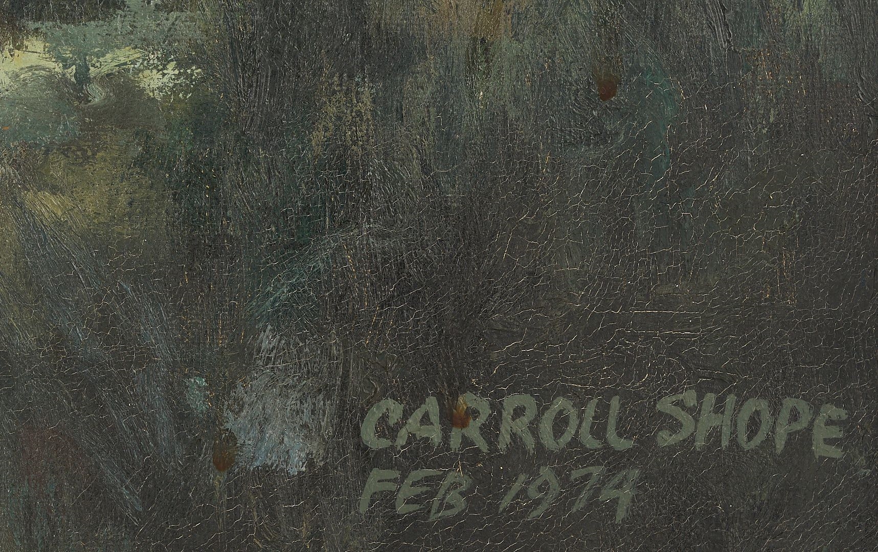 Artwork by Carroll Shope, Carroll Shope East TN O/C Painting, Cades Cove, Made of oil on canvas painting