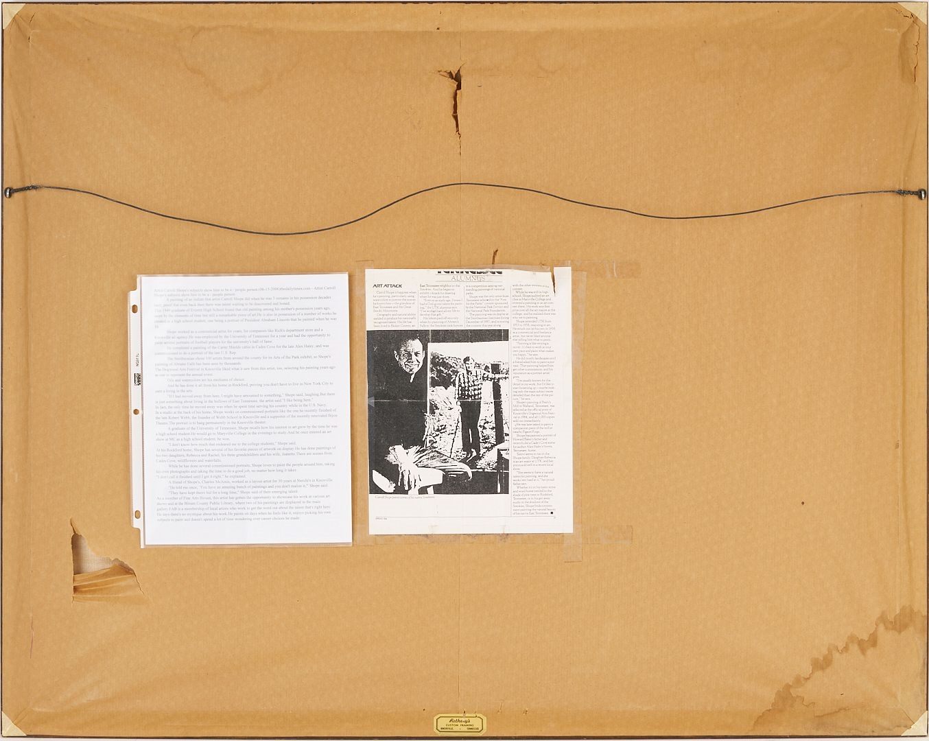 Artwork by Carroll Shope, Carroll Shope East TN O/C Painting, Cades Cove, Made of oil on canvas painting