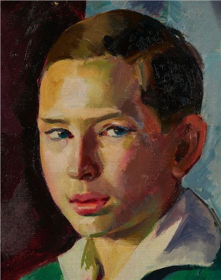 Philip Perkins | Philip Perkins Oil Portrait of Syd Hailey, Exhibited ...