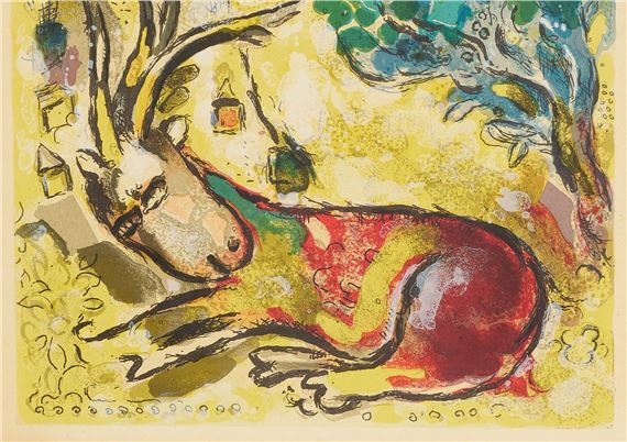 Marc Chagall | 2 Marc Chagall Lithographs, Rahab & Jerusalem Window ...
