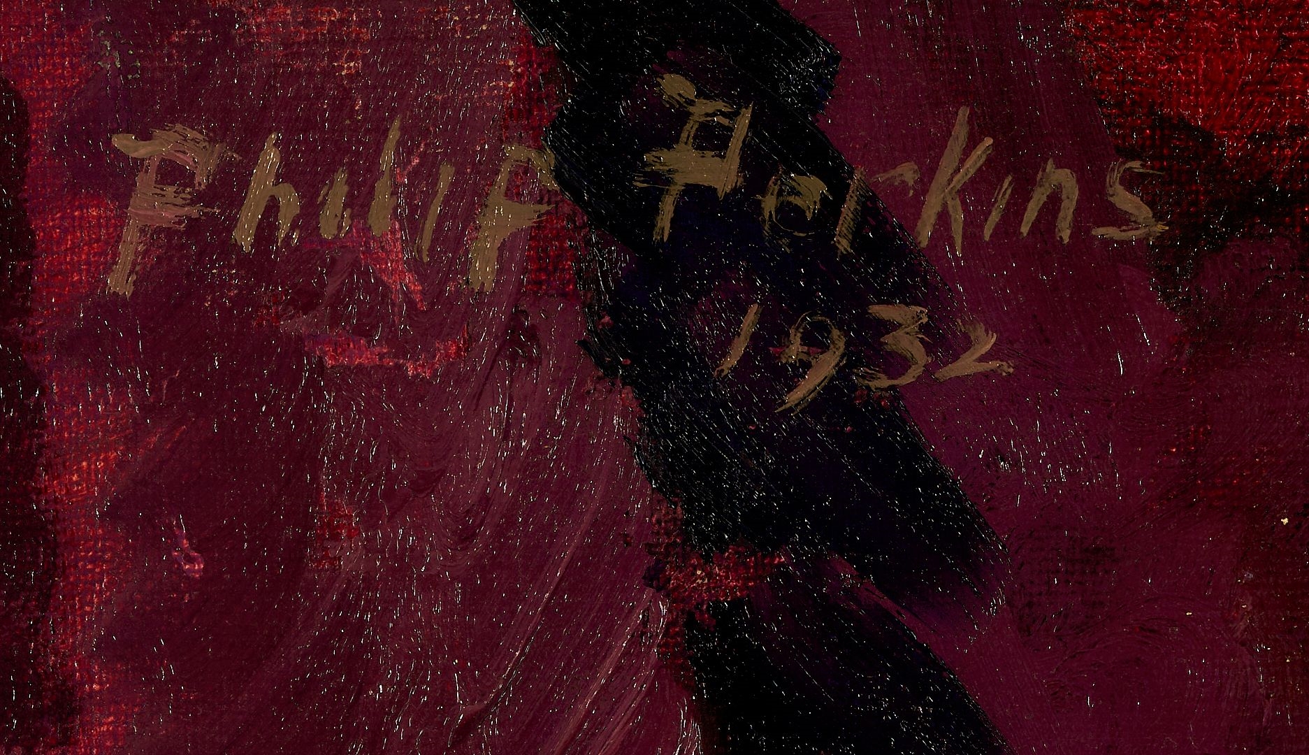 Philip Perkins | Philip Perkins Oil Portrait of Syd Hailey, Exhibited ...