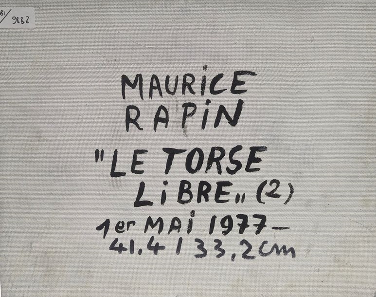 Maurice Rapin | The Free Torso (2) (1977) | MutualArt