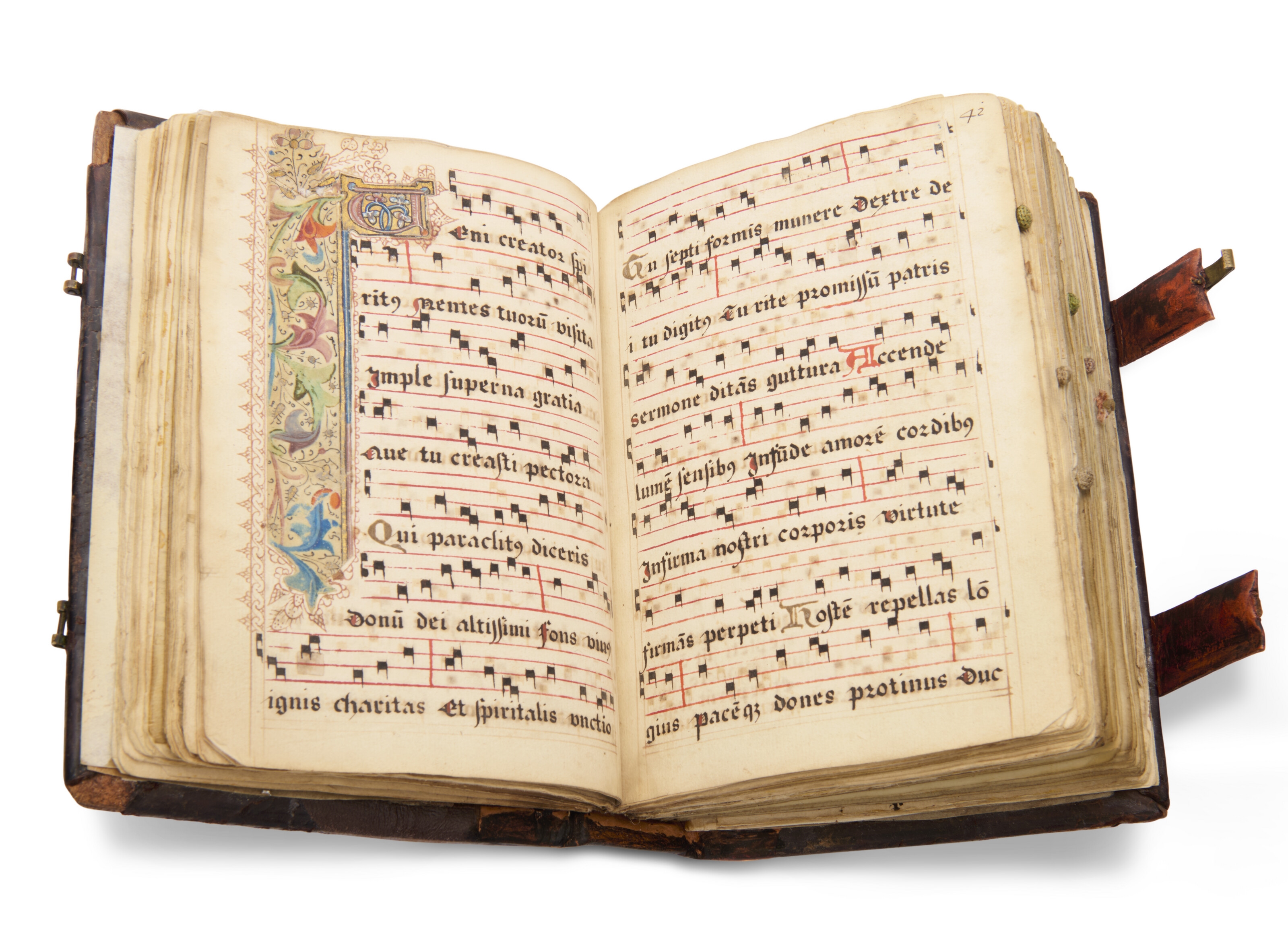 Israhel Van Meckenem | Noted Hymnal with liturgical texts, Franciscan ...