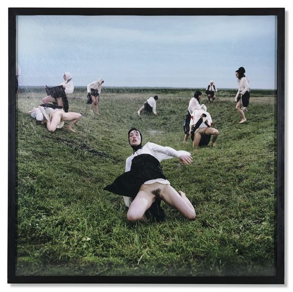 Balkan Erotic Epic: Women in the Rain II by Marina Abramović, Executed in 2005