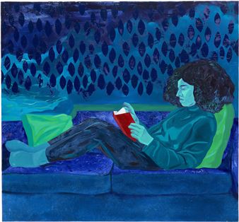 Silent Company (Karrine in blue) - Dominic Chambers