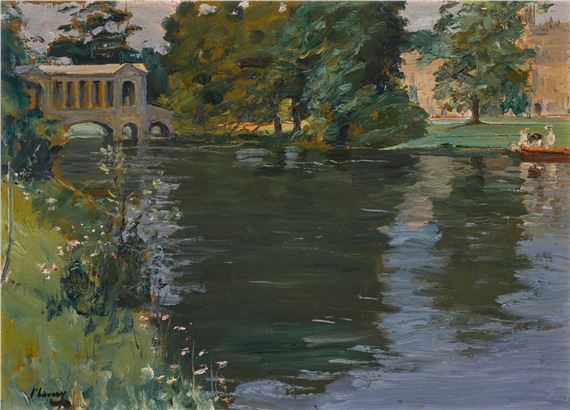 The Palladian Bridge, Wilton House by John Lavery, Executed in 1920