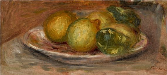 Pierre-Auguste Renoir | Nature morte aux citrons - fragment (Circa