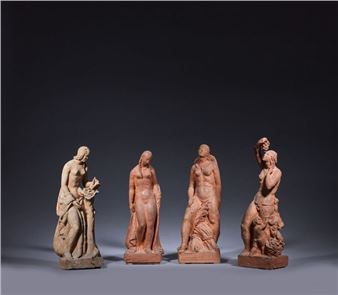 Sketches for the four seasons Suite of four s with rectangular bases - Virgilio Audagna