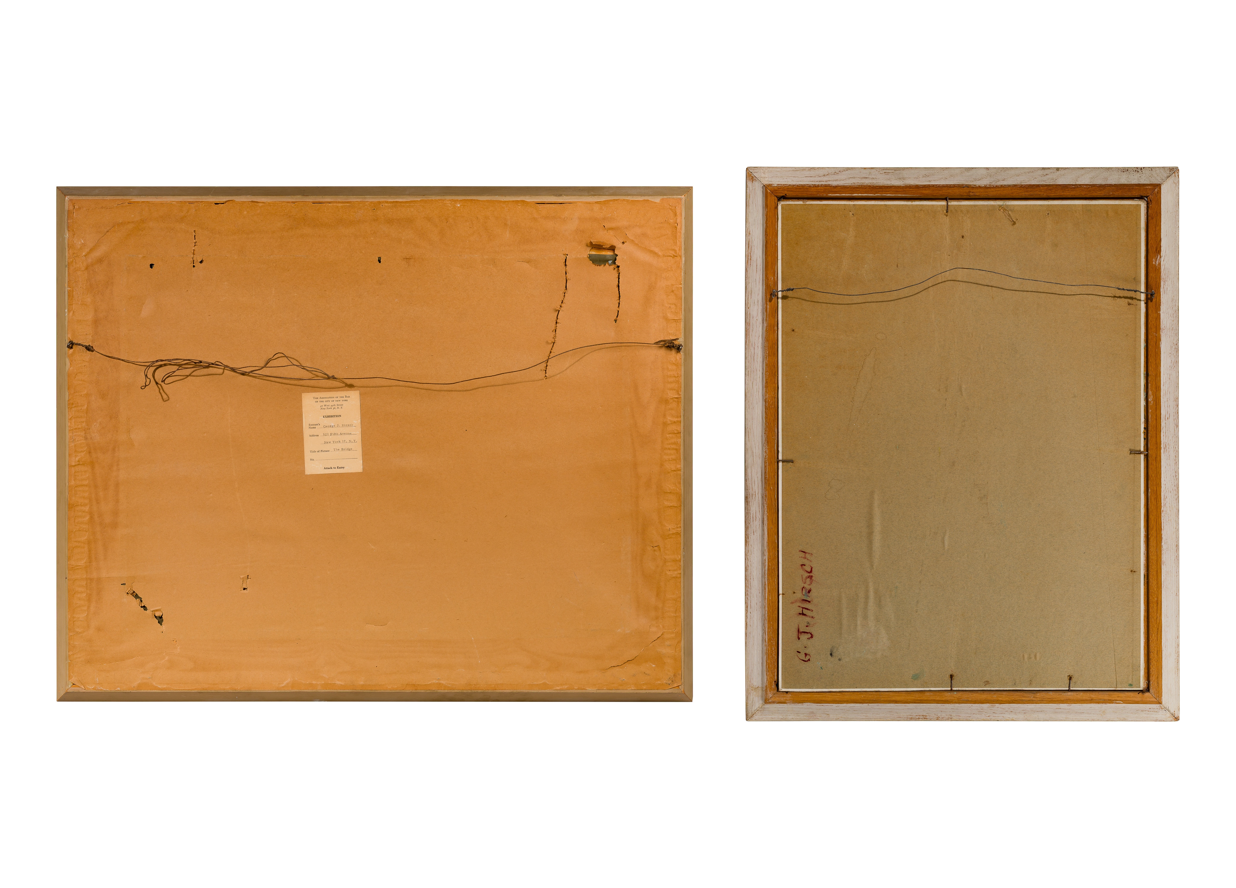 Artwork by George Hirsch, The Bridge, Made of Oils on Board