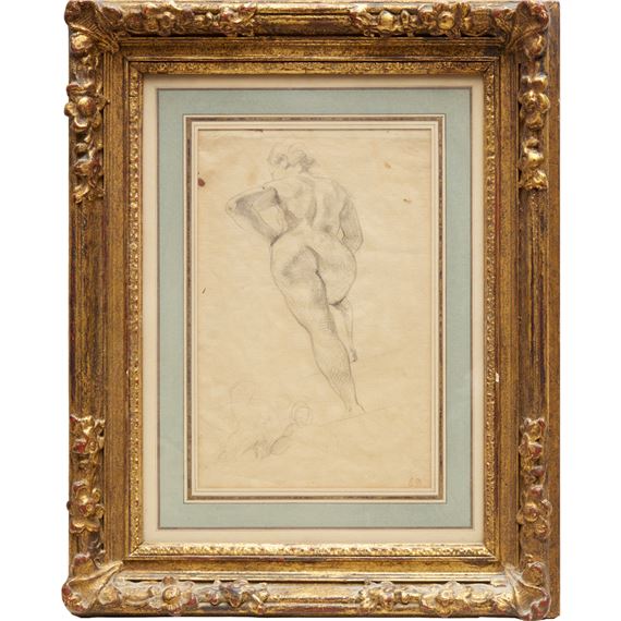 Nude Female by Eugène Delacroix