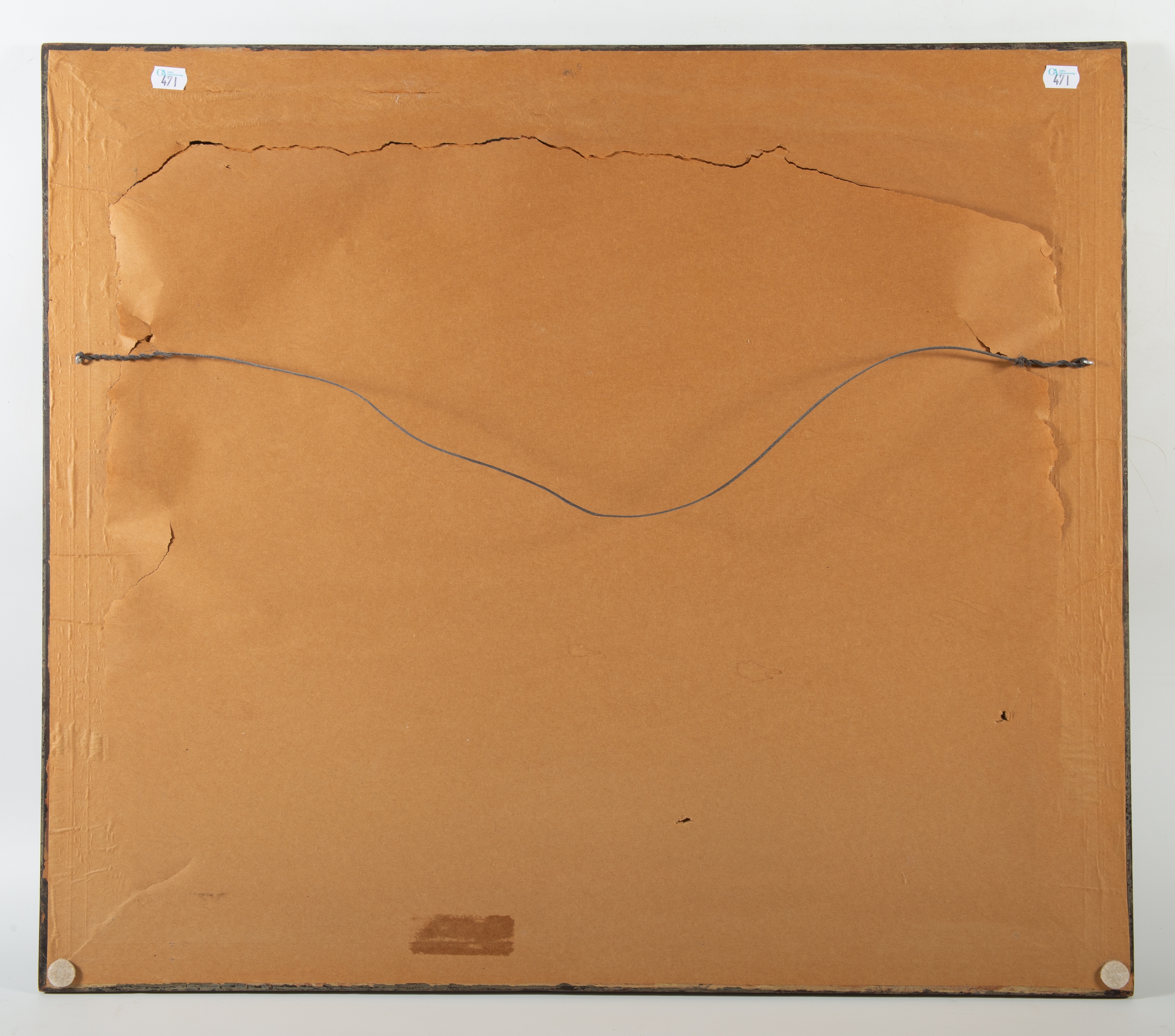 Artwork by Eugene Jean, Wedding procession; oil on masonite; signed lower right; normal wear; matted and framed; 20" x 24", Made of oil on masonite