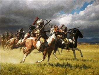 WARRIORS CHARGING - Benjamin Wu