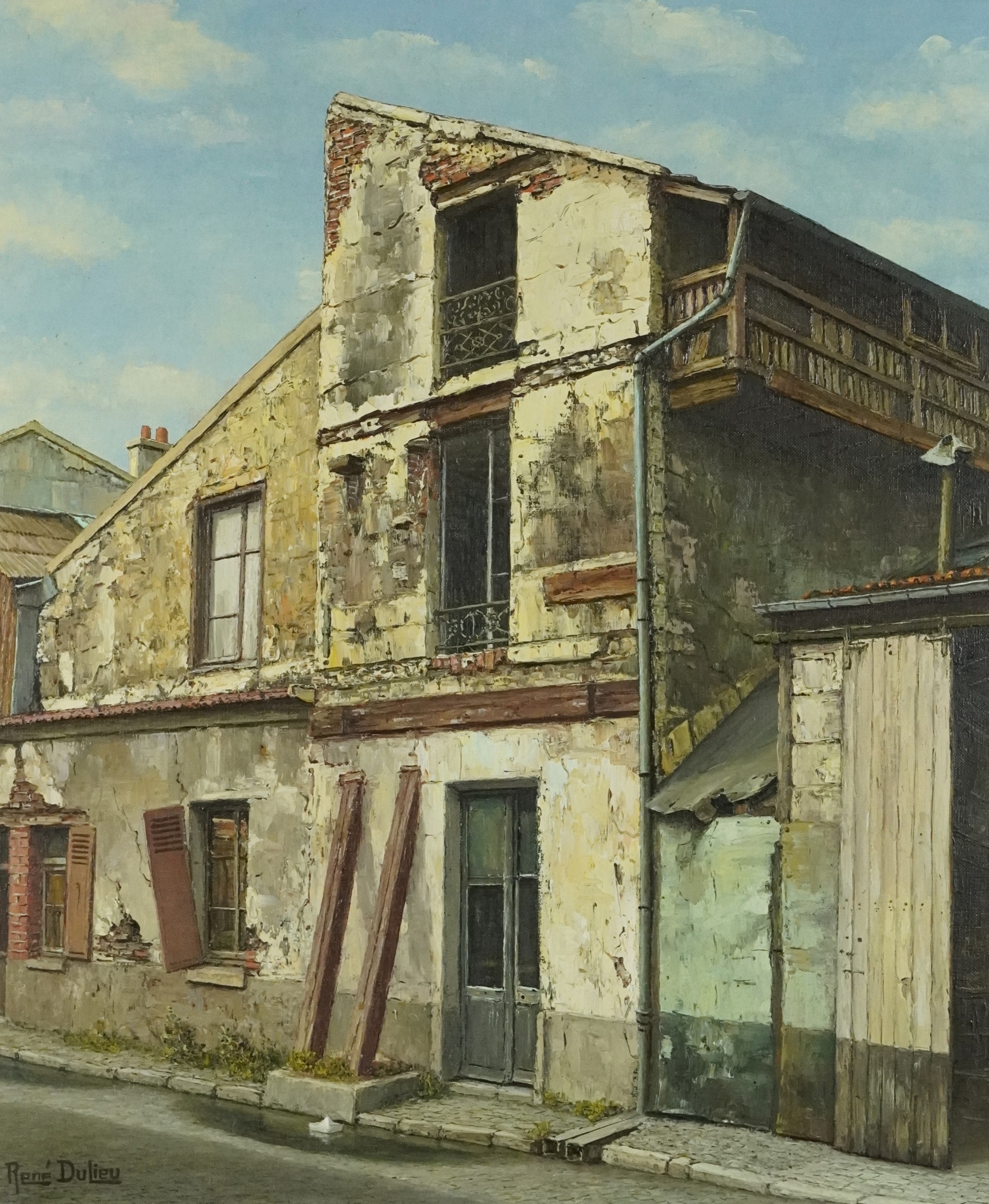 Artwork by René Dulieu, Deserted and Forgotten, Made of oil on canvas