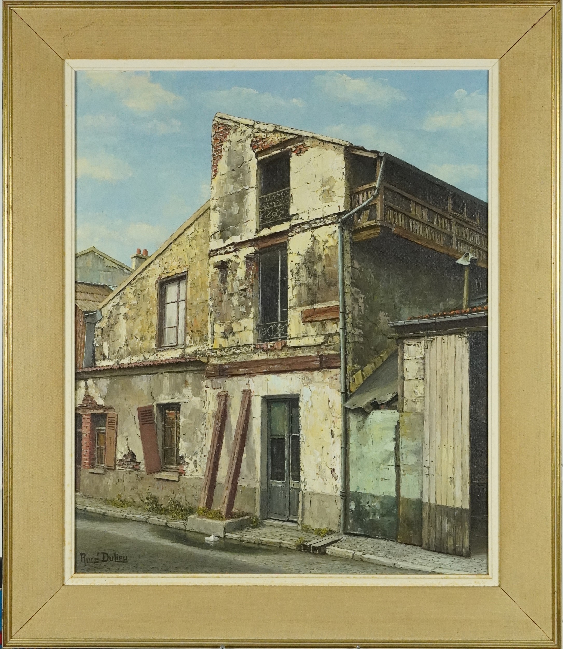 Artwork by René Dulieu, Deserted and Forgotten, Made of oil on canvas