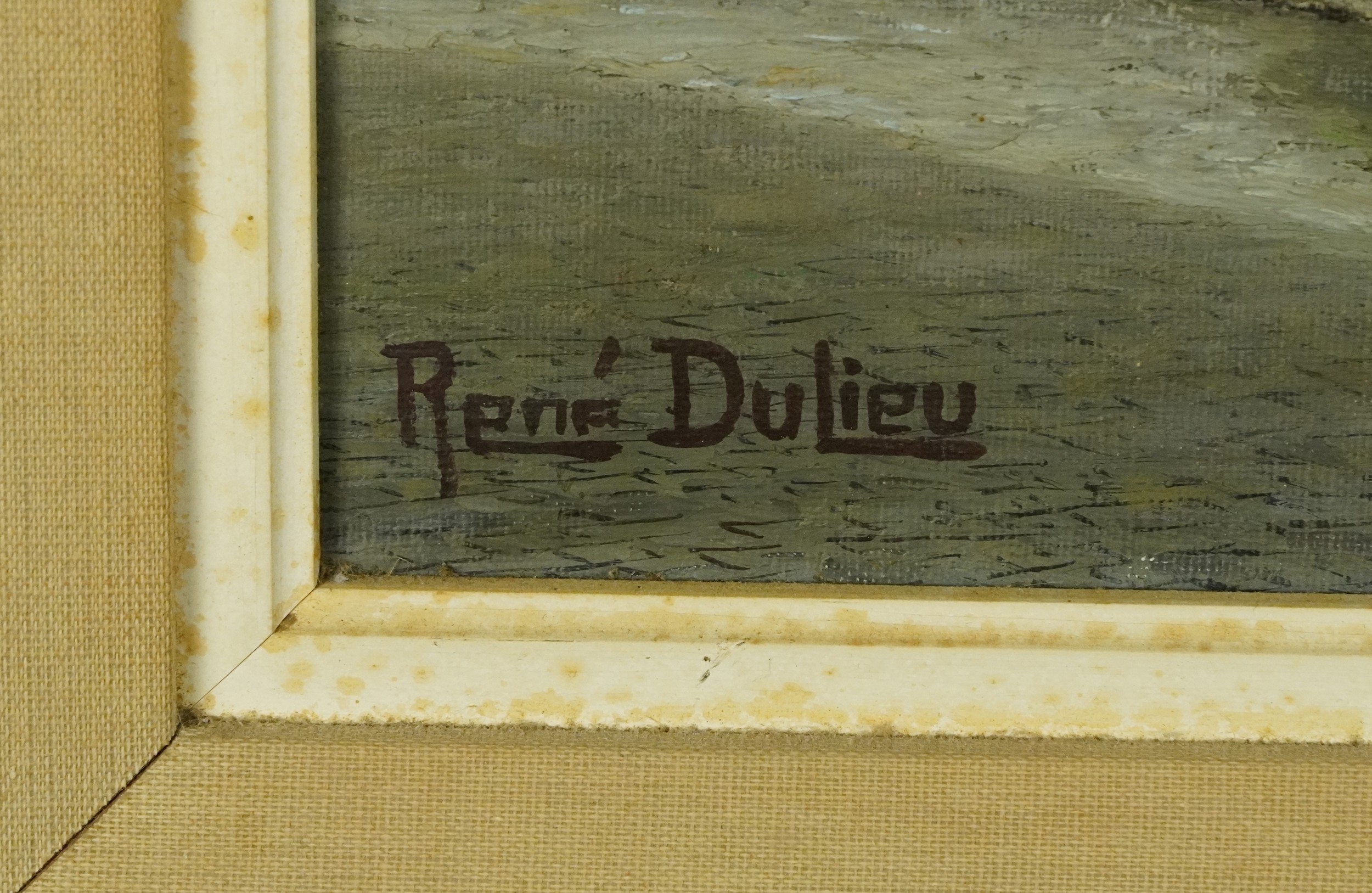 Artwork by René Dulieu, Deserted and Forgotten, Made of oil on canvas