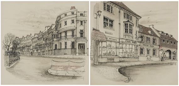 Brighton street views - Robert Richard Erly