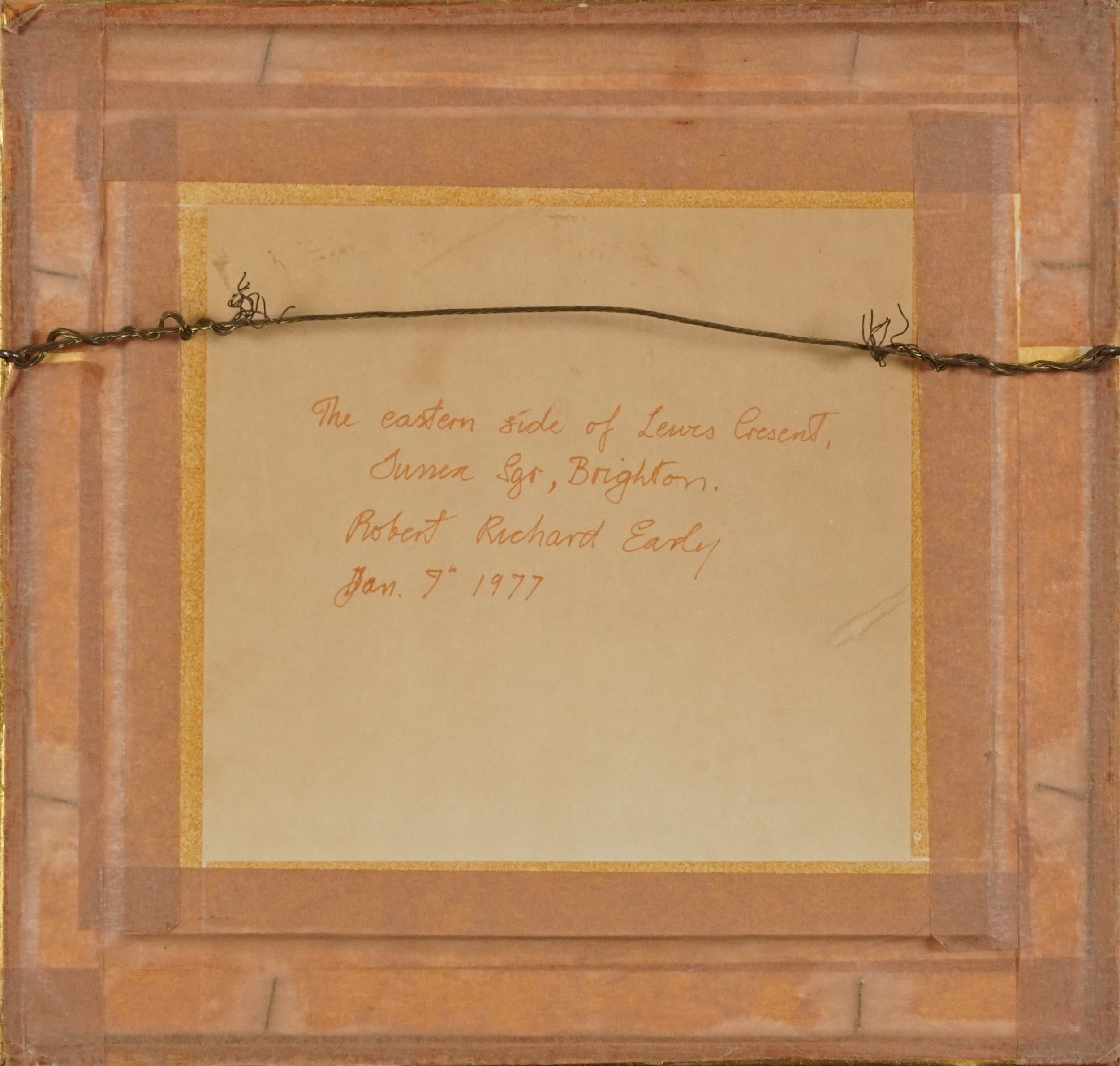 Artwork by Robert Richard Erly, Brighton street views, Made of ink on paper