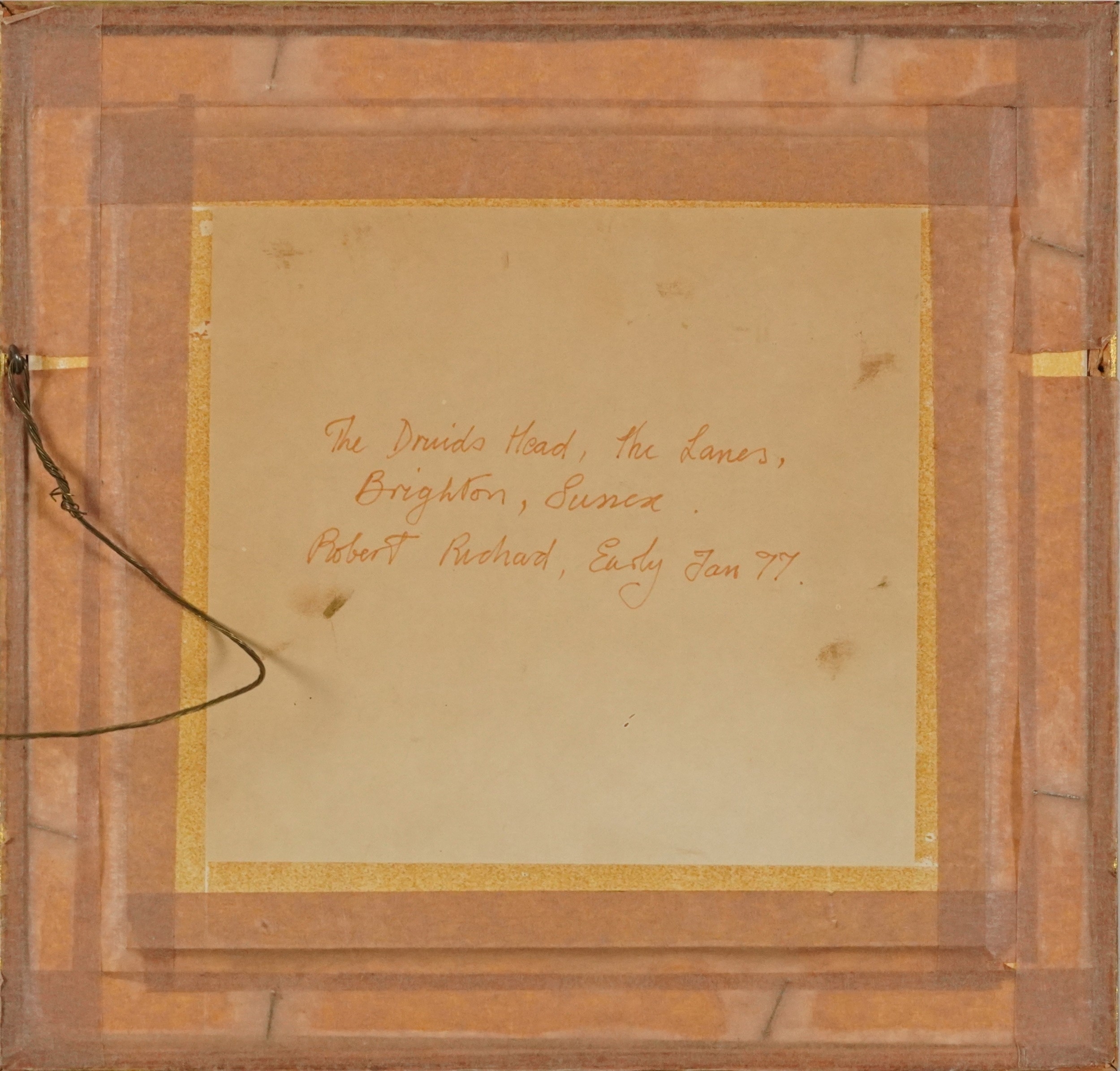 Artwork by Robert Richard Erly, Brighton street views, Made of ink on paper