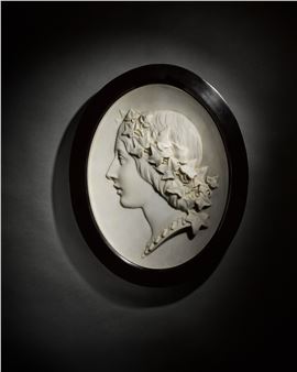 Portrait Relief of Lady Alwyne Compton - Alexander Munro
