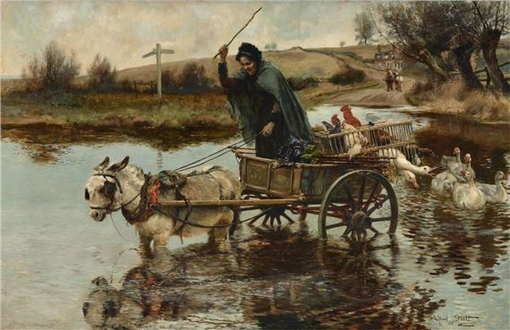 In a Fix by Alfred William Strutt