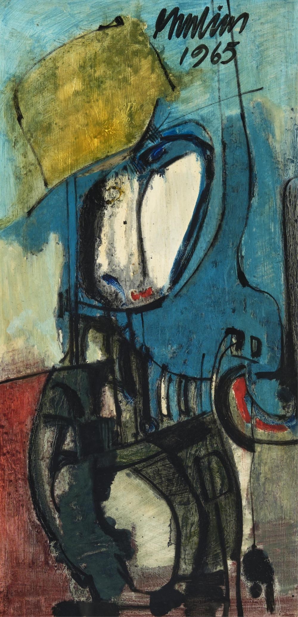 May Lim | Untitled (Abstract Figure (1965) | MutualArt