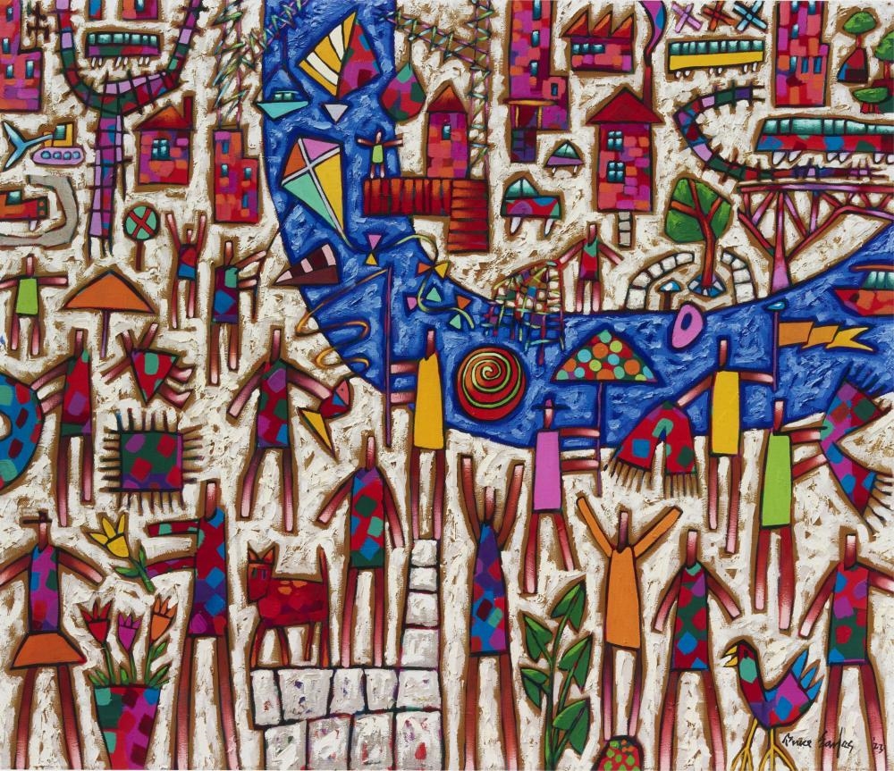 Artwork by Bruce Earles, Hypnotic Bend, Made of archival pigment print