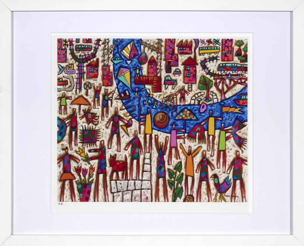 Artwork by Bruce Earles, Hypnotic Bend, Made of archival pigment print