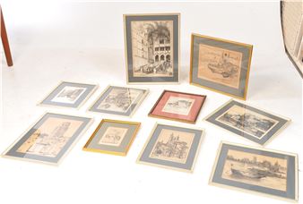 TWELVE LOCAL INTEREST ETCHINGS - Gwen Whicker