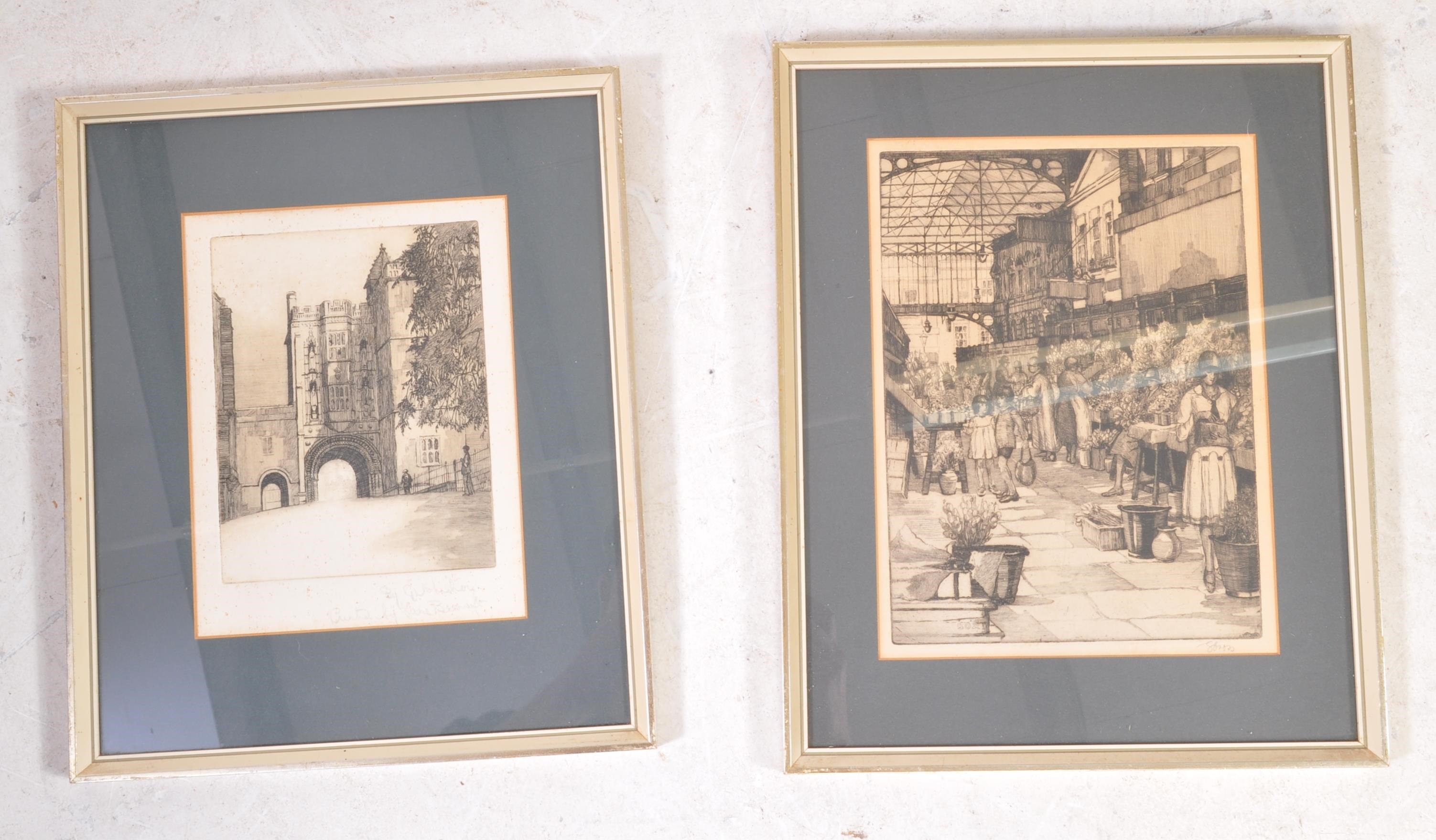 Artwork by Gwen Whicker, TWELVE LOCAL INTEREST ETCHINGS, Made of etchings