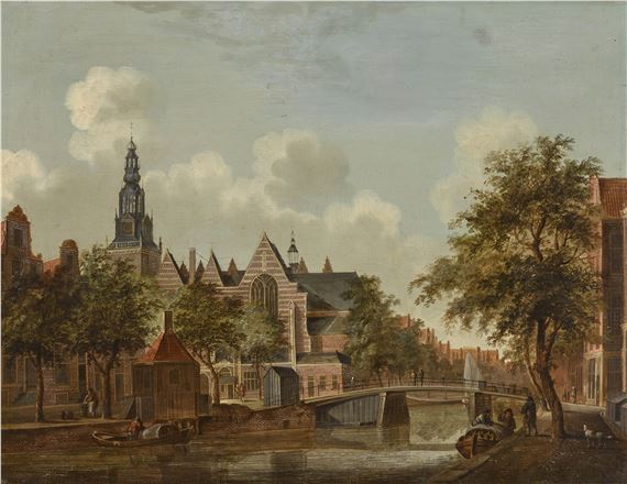A view of the Oude Kerk, Amsterdam - Jan Hendrik Verheijen