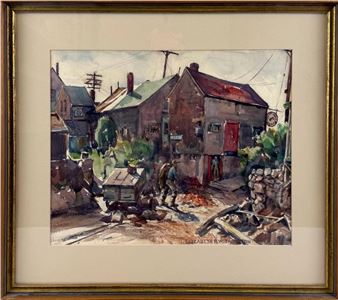 Town scene - Elizabeth R. Withington