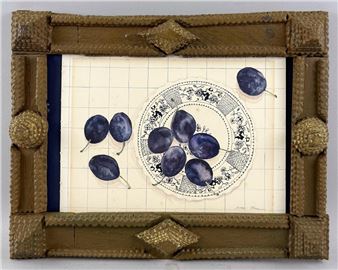Plums on a plate - Aletha Jones