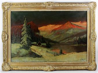 Winter Snow in the Mountains - G. Roger