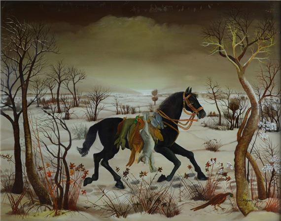 Jagd bei Schnee - Dragan Gazi