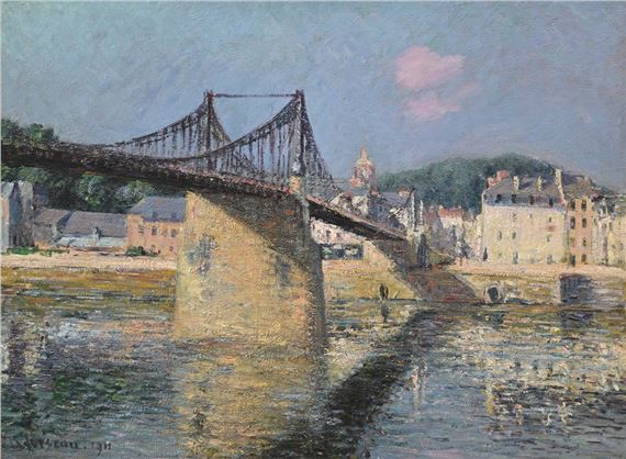 Gustave Loiseau | AU BORD DE LA RIVIERE (Circa 1905) | MutualArt