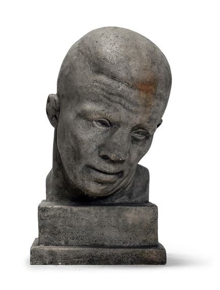 BOKSERHOVEDE (HEAD OF A BOXER - Knud Nellemose