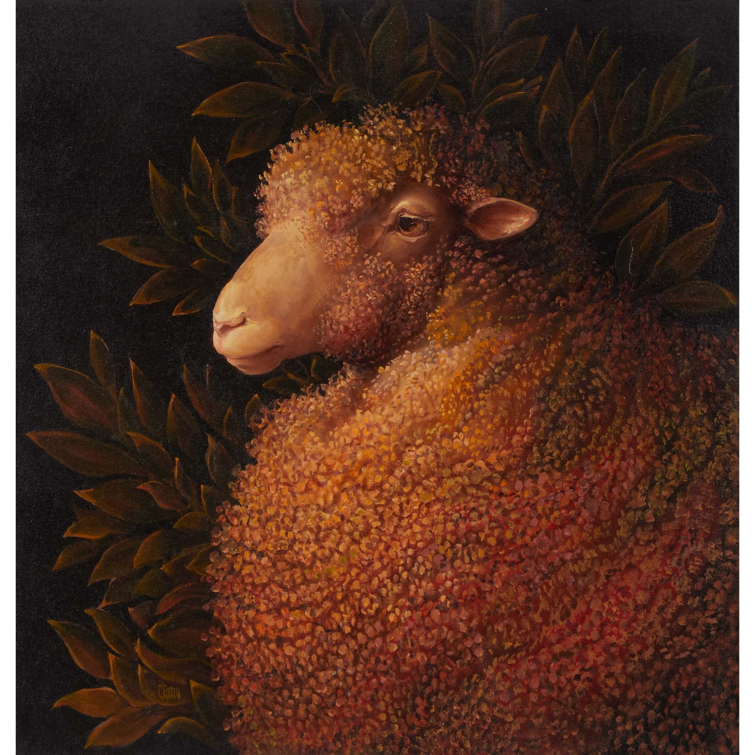 Artwork by Lindee Climo, PORTRAIT OF UNA, Made of oil on canvas