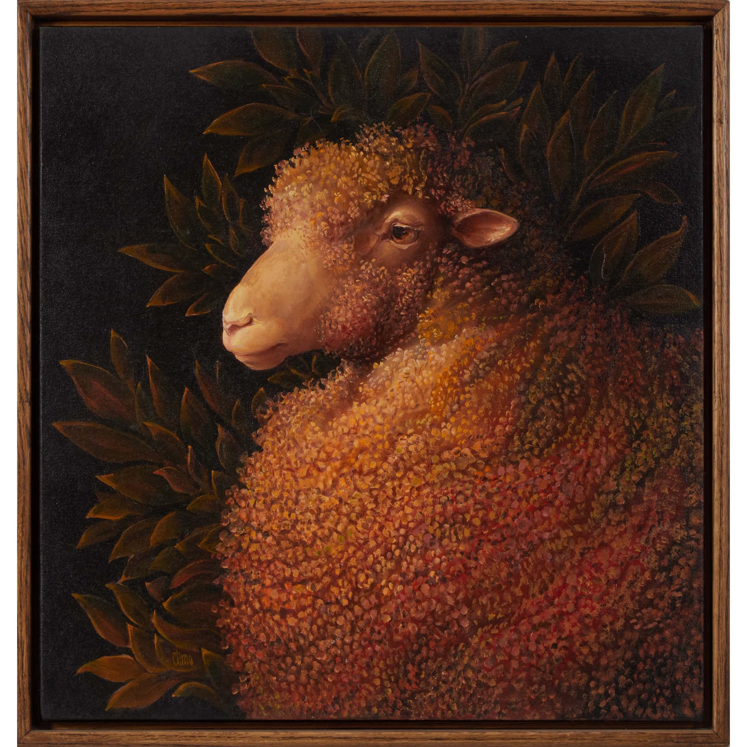 Artwork by Lindee Climo, PORTRAIT OF UNA, Made of oil on canvas