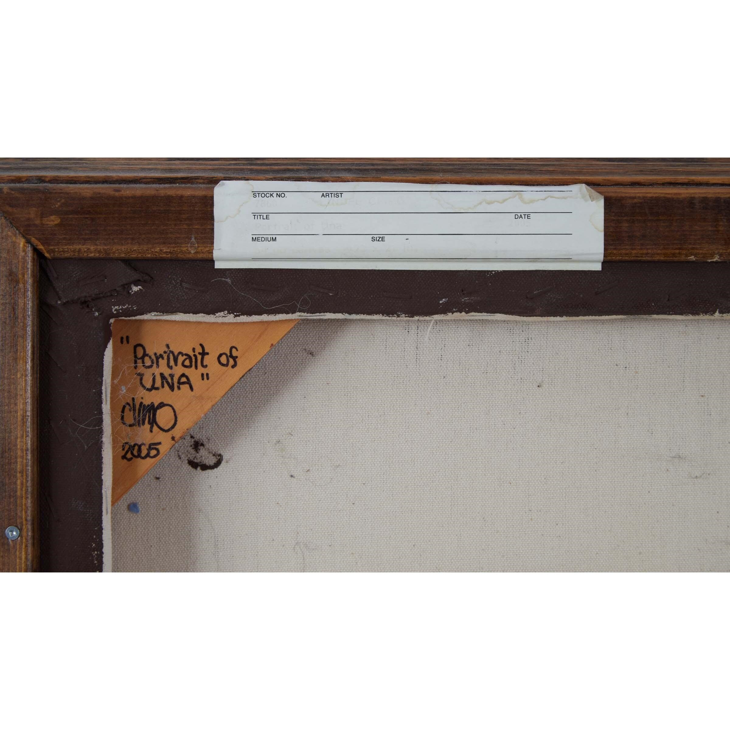 Artwork by Lindee Climo, PORTRAIT OF UNA, Made of oil on canvas