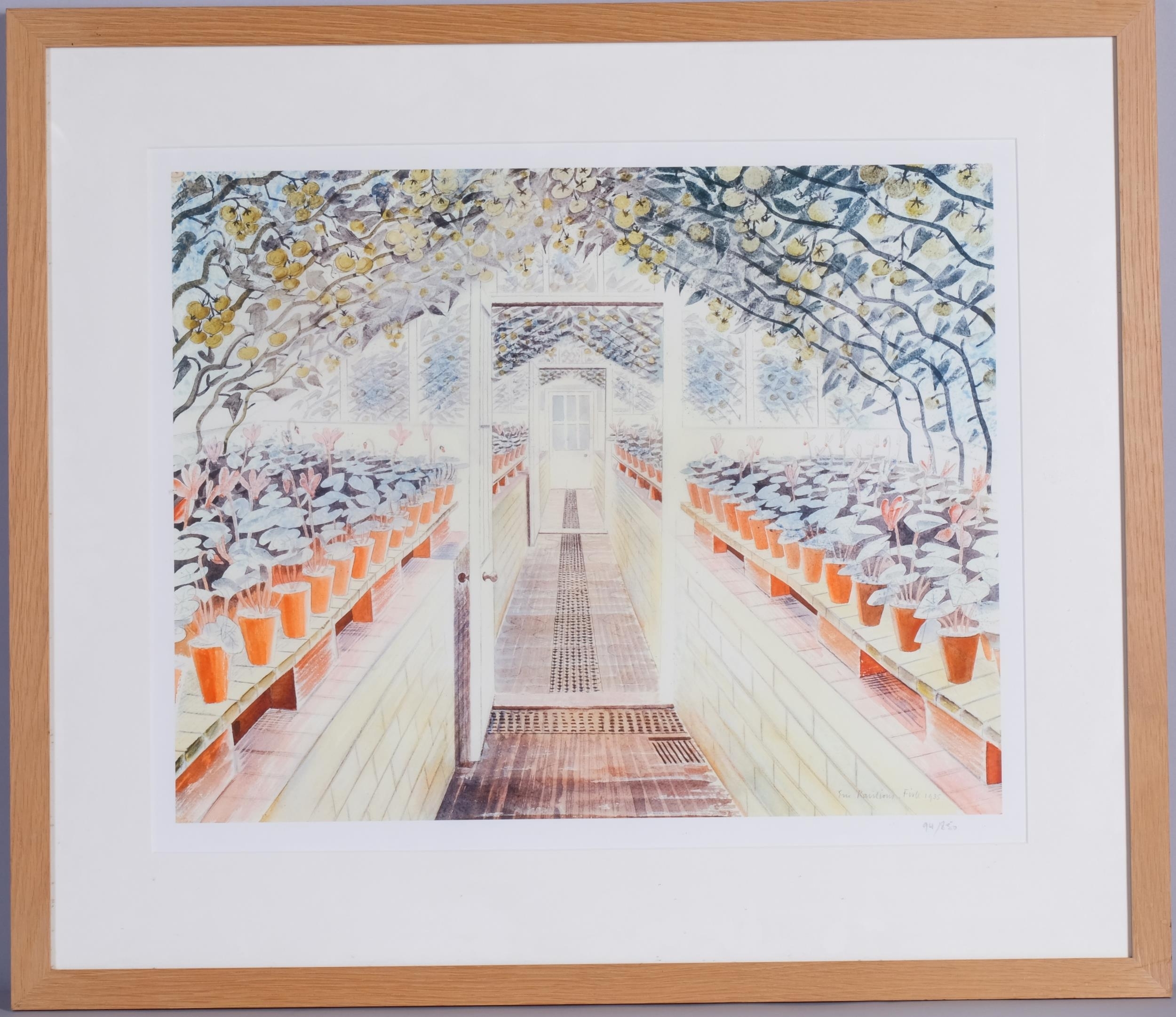 Eric Ravilious | The Greenhouse; Cyclamen And Tomatoes | MutualArt