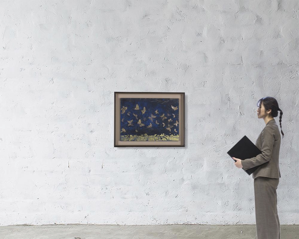 Artwork by Hiroko Otake, Circulation vol.4, Made of ink and color on paper