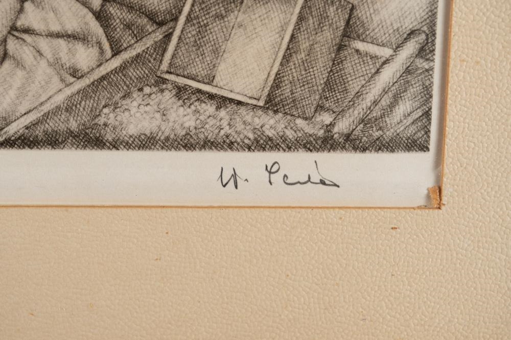 Artwork by Willy Seiler, Shrewd Bartering & Chatterboxes, Made of Etchings