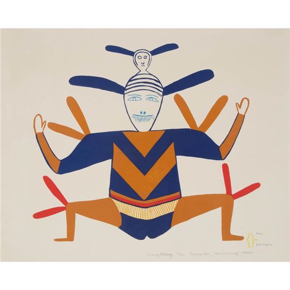ANGUTKOQ by Jessie Oonark, 1975