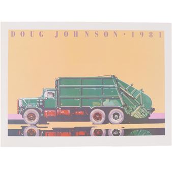 garbage truck with reflection - Doug Johnson
