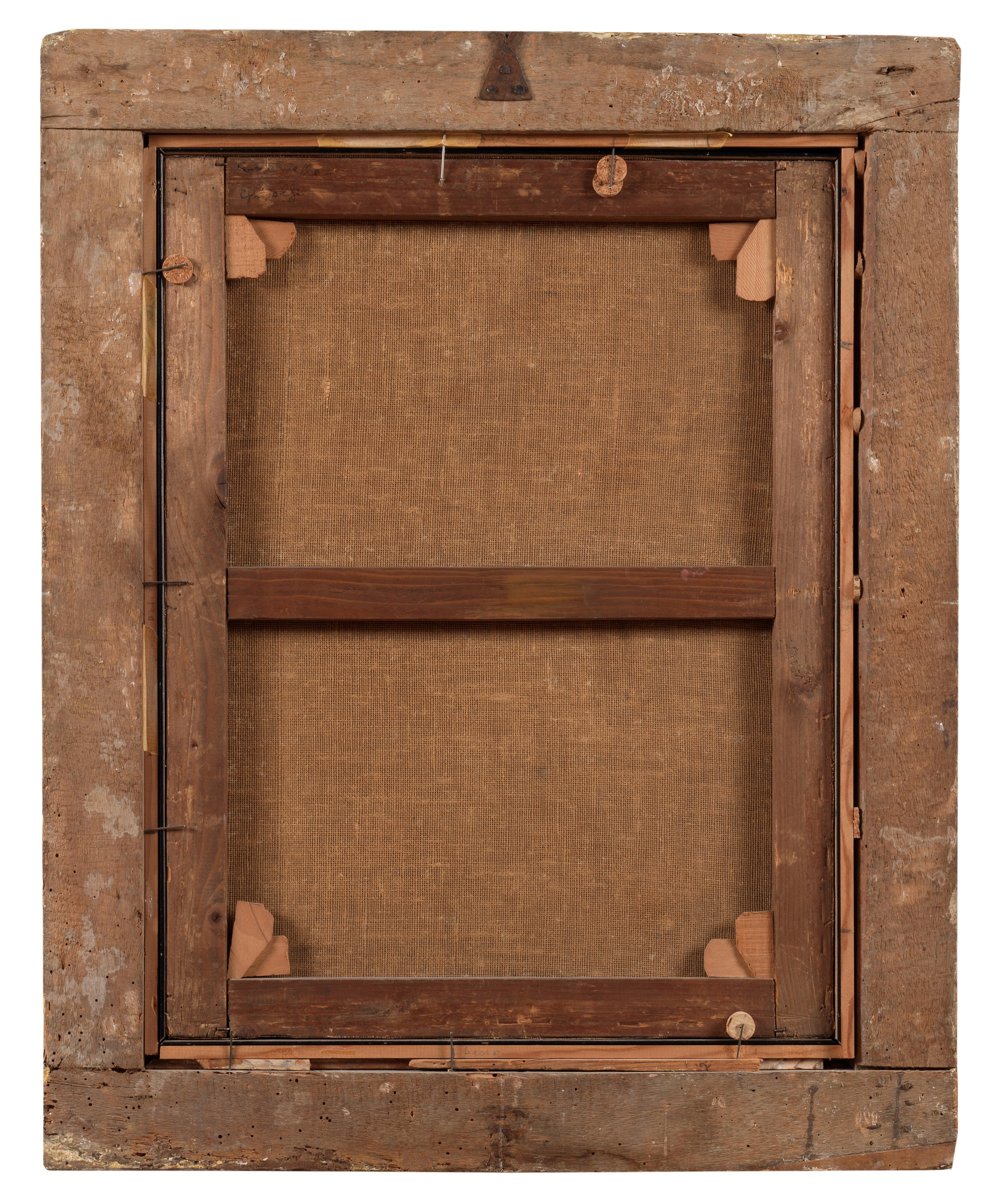 Artwork by Roman School, 17th Century, A capriccio with Roman ruins, Made of oil on canvas