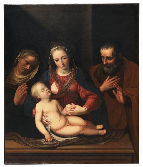 The Holy Family - Nazarene School, 19th Century