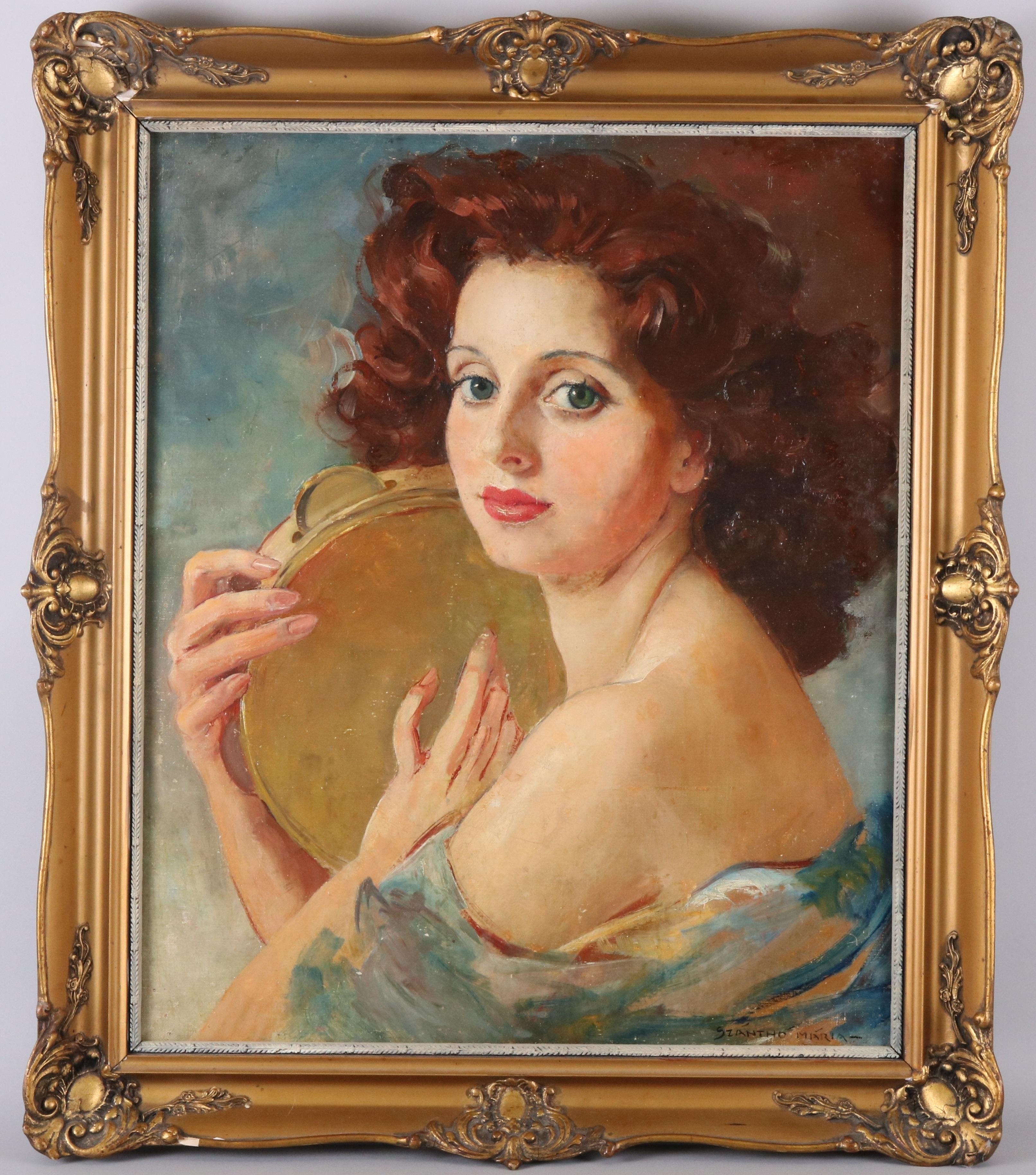 Mária Szánthó | Tamburinspielerin | MutualArt