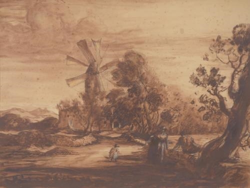 Artwork by Lluís Mercadé, 'Lady's portrait', Made of Mixed media on paper